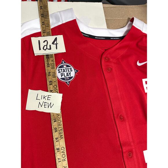 NWT Nike Baseball Jerseys – Size XXL – Red – EAST / STATES PLAY USA 73,74,75 - Picture 8 of 13